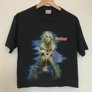 Vintage Britney Spears Cropped T-shirt